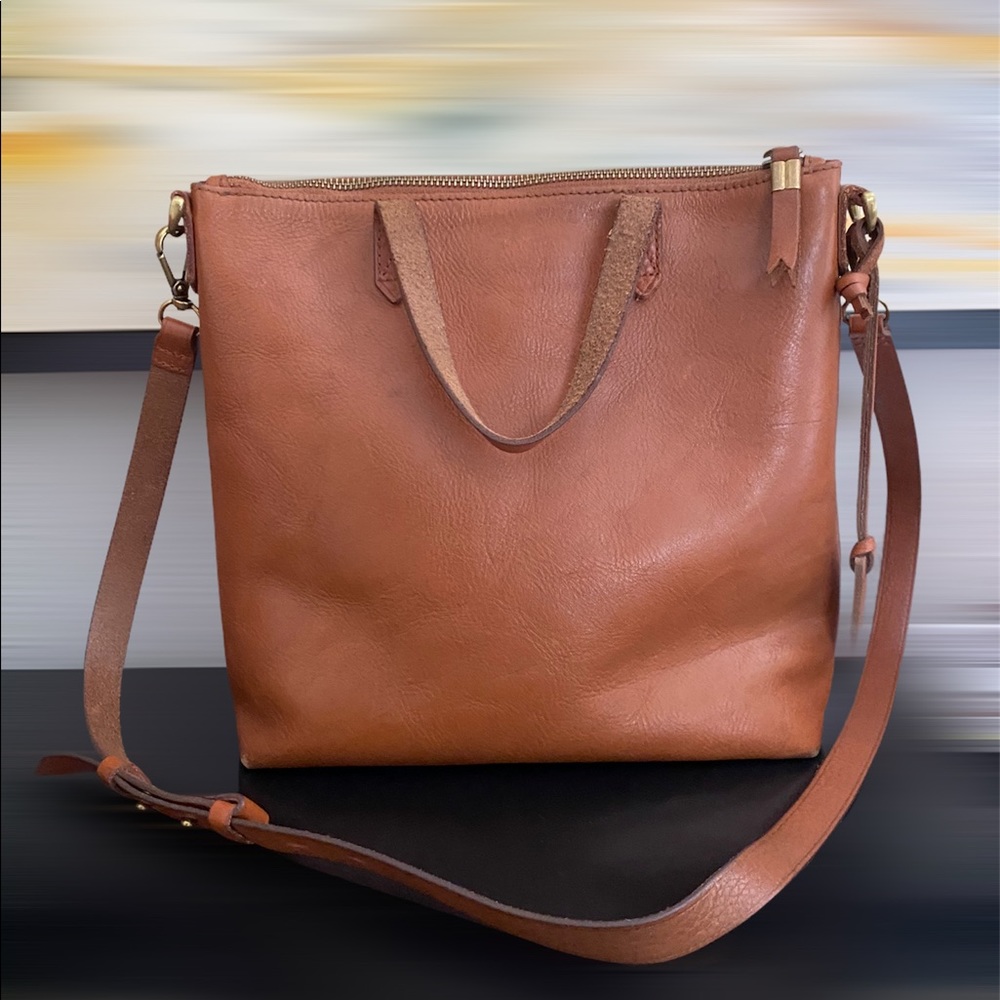Madewell zip-top transport crossbody purse